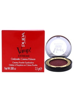 Milano Vamp! Extreme Cream Powder Eyeshadow - Ultra-Creamy Texture - Adheres Beautifully To The Eyelids - Intense Metallic Finish - Rich In Pigment - Paraben-Free - 003 Extreme Ginger - 0.088 Oz
