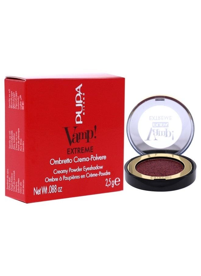 PUPA - Milano Vamp! Extreme Cream Powder Eyeshadow - Ultra-Creamy Texture - Adheres Beautifully To The Eyelids - Intense Metallic Finish - Rich In Pigment - Paraben-Free - 003 Extreme Ginger - 0.088 Oz - Image 1