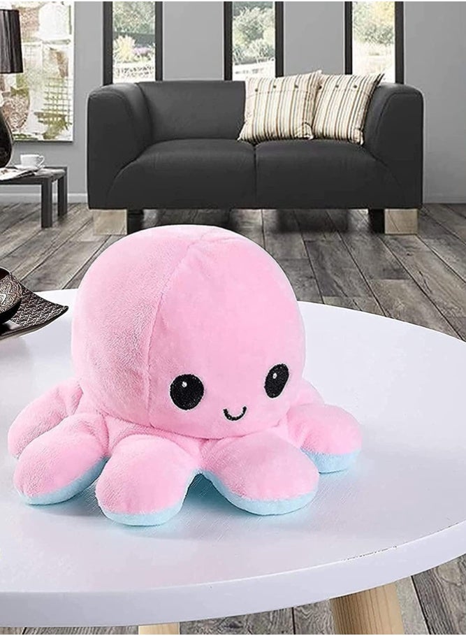 BELLSBERRY Reversible Octopus Plush Toy – Soft Double-Sided Flip Mood Octopus Doll for Kids - Image 5