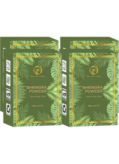 Nuerma Science Bhringraj Powder Natural For Black Strong Healthy & Smooth Hair(100 Gm Each Pack Of 4) 400 Gm  - Image 1