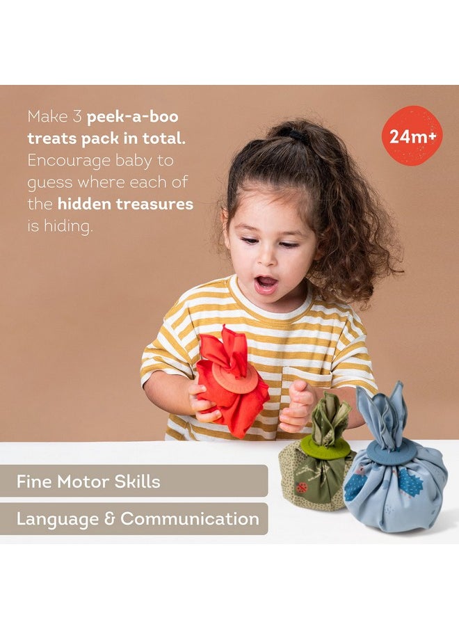 Taf Toys Taf Toys Peek-a-Boo What's Inside? Sensory Toy for Babies 18 Months & up, Montessori Tissue Toy for Color Matching & Fine Motor Skills Development, Baby Toy with Hidden Activity Toys  - Image 5