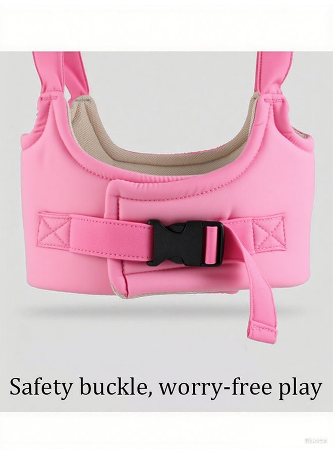 Berma Baby Adjustable baby toddler carrier, walking aid, vest-style anti-nail safety toddler belt, can be used indoors and outdoors, suitable for babies aged 6-24 months - Image 4