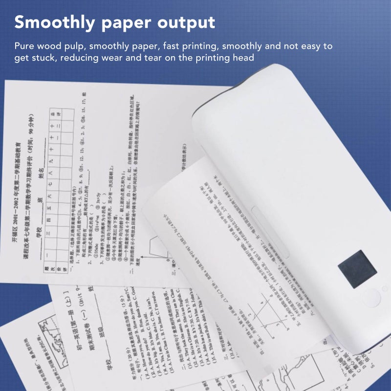 1 Roll 50 Sheets A4 Thermal Printer Paper 210x297mm Anti Fading Inkless Printing Paper for School Office - Image 2