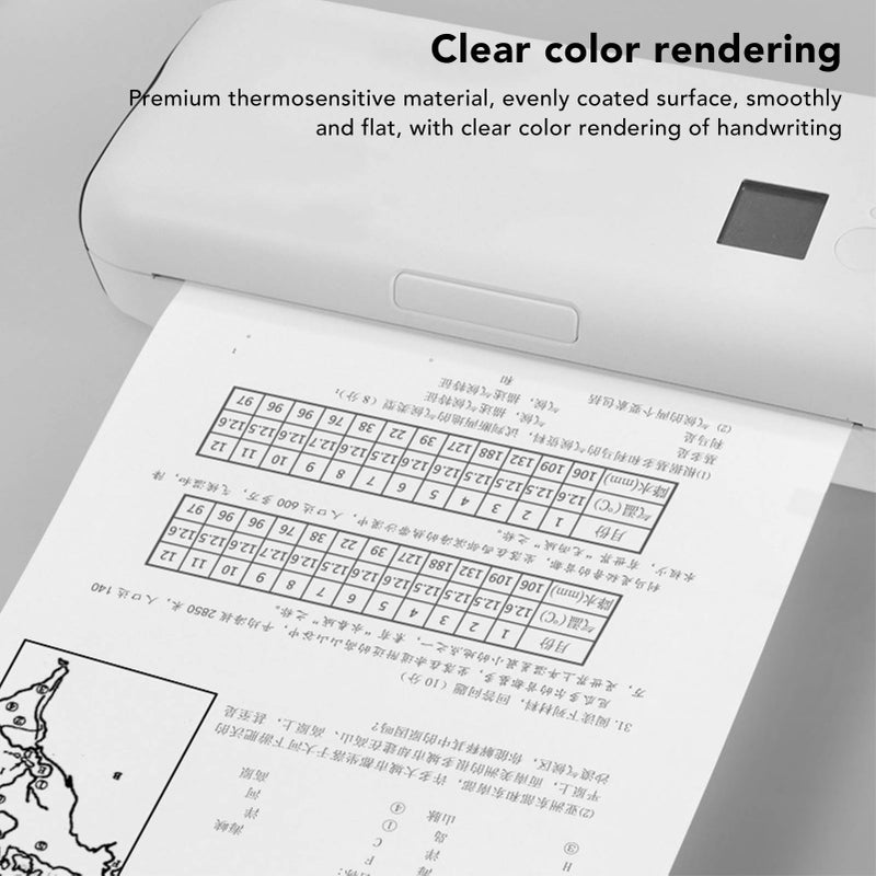 1 Roll 50 Sheets A4 Thermal Printer Paper 210x297mm Anti Fading Inkless Printing Paper for School Office - Image 4