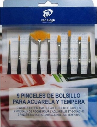 Van Gogh Watercolor and Gouache Paint Brush Set Mixed Set of 9 - pzsku/Z9C0F6B6D22EAE762486EZ/45/_/1725724119/2b610ad8-dbc7-4c16-9723-2fa140d37e09