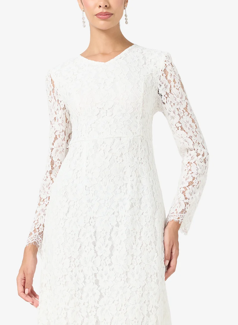 Khizana  Lace A-line Dress for Women | Best Price UAE