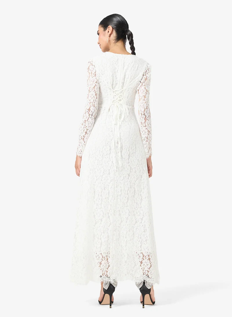 Khizana  Lace A-line Dress for Women | Best Price UAE
