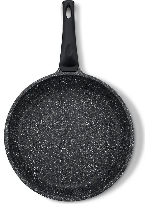 نهر Black 2 Piece Aluminum Cast Granite Pan Set