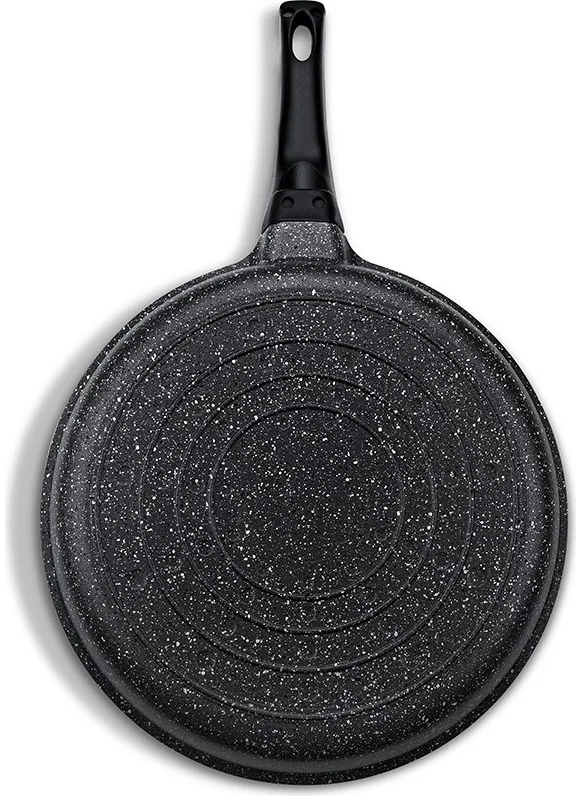 نهر Black 2 Piece Aluminum Cast Granite Pan Set