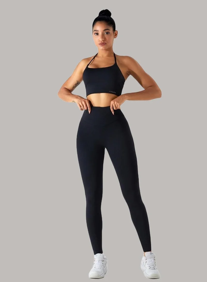 Womens High Waist Contour Workout Sport Leggings Yoga Pants Tummy Control Running Pants