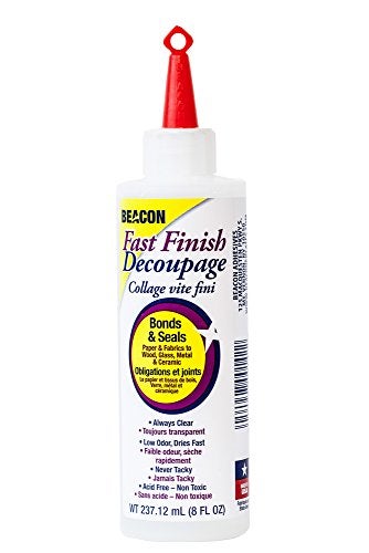 BEACON Fast Finish Decoupage - Perfect Versatile Medium for Creative Home Decor and Gift Items, 8-Ounce - Image 2