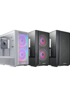 LIAN LI LANCOOL 216 Gaming Case WHITE, Airflow Focus, Supports ATX, Micro-ATX, MINI-ITX, and E-ATX, RISER CABLE | WHITE  - Image 1
