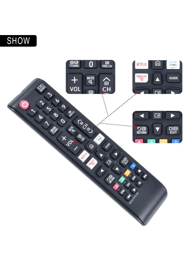 OMETTER New BN59-01315B Replaced Remote Control fit for Samsung TV UE43RU7105 UE43RU7179 UE50RU7170U UE50RU7172U UE50RU7175U UE75RU7179 - Image 5