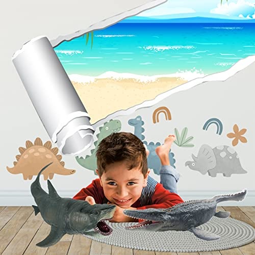 Higherbros Mosasaurus Shark Toys with Openable Jaws The Megalodon 11" Ocean World Realistic Marine Animal Creature Action Figure - Image 5
