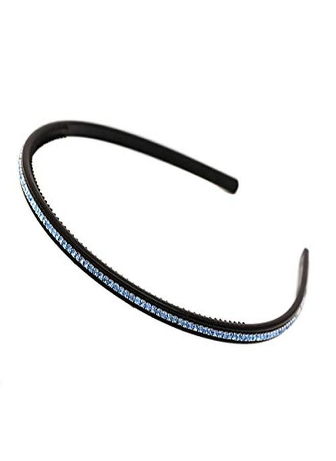 Suoirblss 6 Pcs Rhinestone Headband Headwear With Teeth Hair Hoop Head Band Hair Band Nonslip Teeth Hairband For Women (Single Row Crystal)  - Image 3