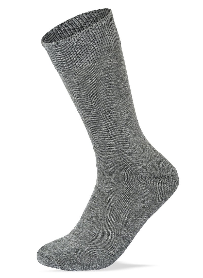 SAM SOCKS Men Set of 3 Classic Socks Plain Black-Navy Blue-D.Grey  - Image 2
