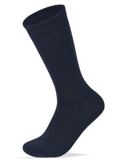 SAM SOCKS Men Set of 3 Classic Socks Plain Black-Navy Blue-D.Grey  - Image 3