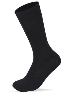 SAM SOCKS Men Set of 3 Classic Socks Plain Black-Navy Blue-D.Grey  - Image 4