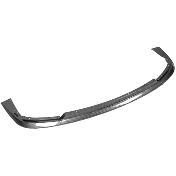Cryfokt Front Bumper Chin Lip, Front Bumper Lip Chin Spoiler 3 Sections Design for Automotive Modifications (Carbon Fiber Style) - Image 5