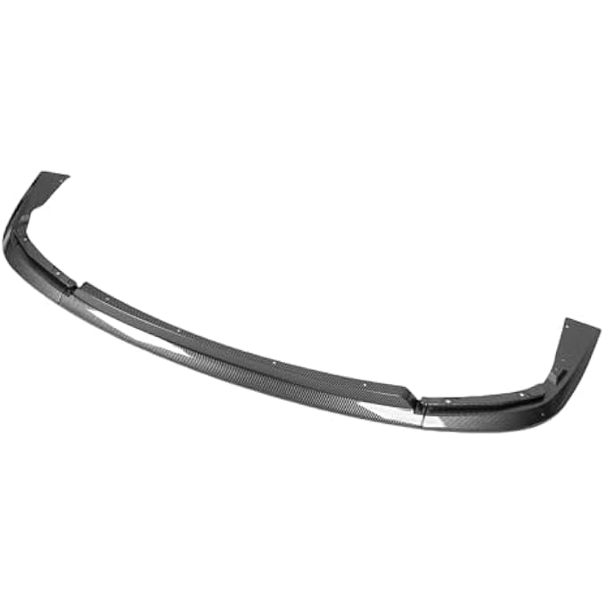 Cryfokt Front Bumper Chin Lip, Front Bumper Lip Chin Spoiler 3 Sections Design for Automotive Modifications (Carbon Fiber Style) - Image 3