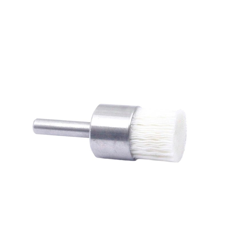 Abrasive Nylon End Brush CNC Drill Use End Brushes Ceramic Abrasive Nylon Surface Finishing Inner Diameter Deburring Power Tools Polishing Rust Removal(Grit180 Diameter12mm) - Image 5