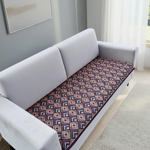 Homerz Premium Sofa Panel with Digital Prints, Antislip Backing, Super Soft Velvety Fabric Sheets Liners Kitchen (Crisp, 5 (3+1+1) Seater) - Image 4
