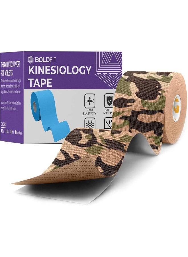 BOLDFIT BOLDFIT Kinesiology Tape Knee support Shoulder Muscle Tape Sports Injury Tape Pain Tape Kinesiology Tape  - Image 1