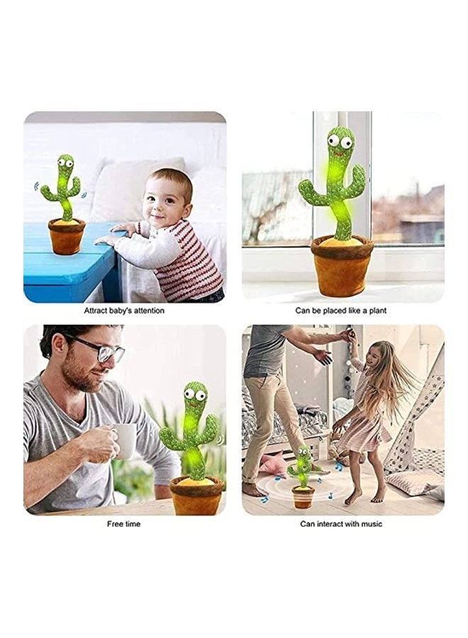 ACHAS Electric Dancing Stuffed Cactus Plant With Music - Image 4