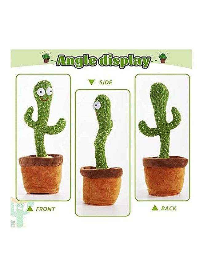 ACHAS Electric Dancing Stuffed Cactus Plant With Music - Image 3