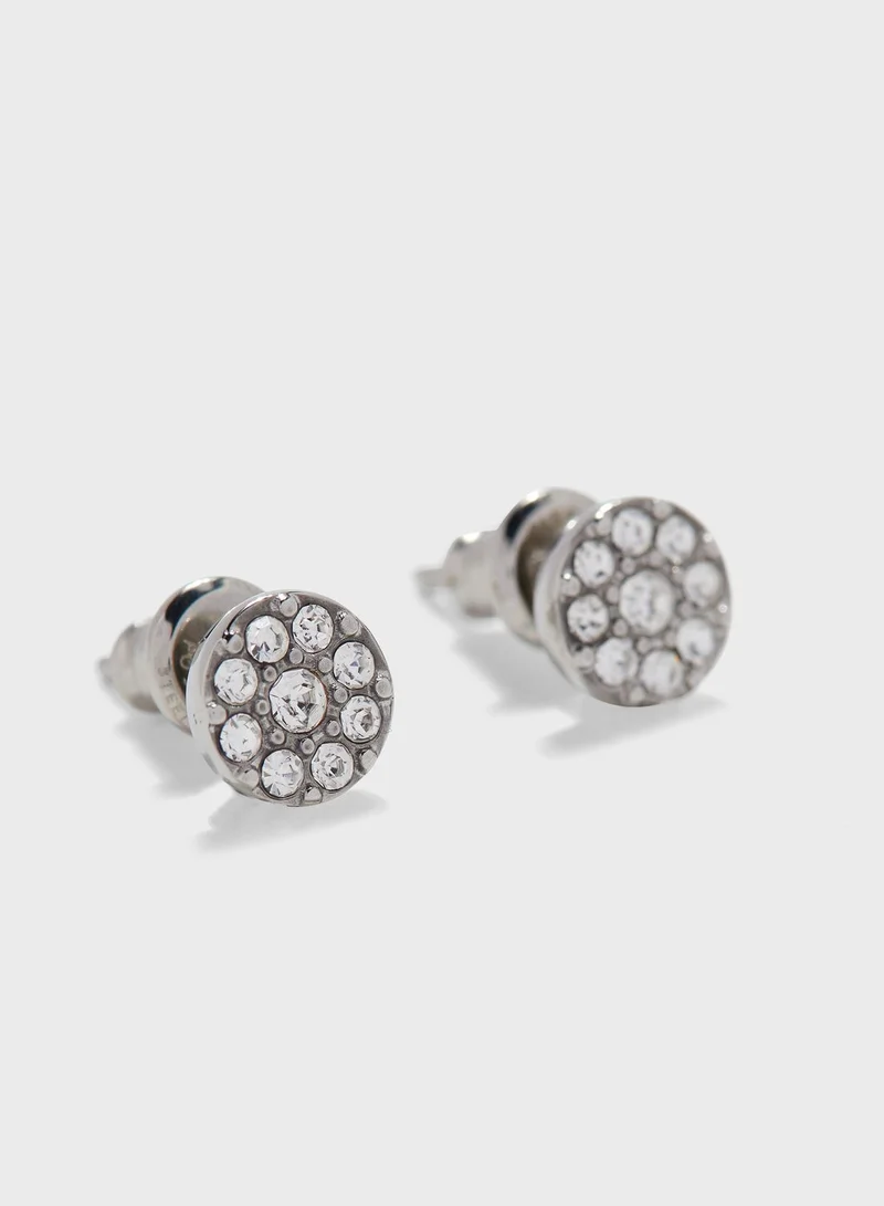 FOSSIL Disc Stud Earrings