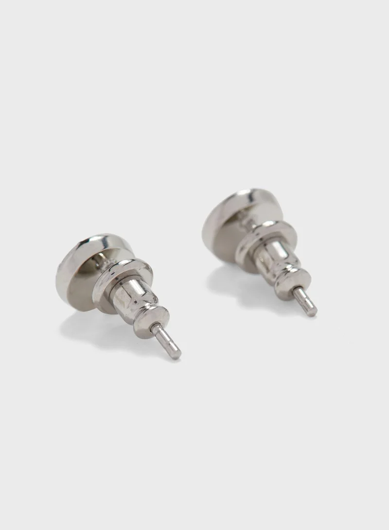 FOSSIL Disc Stud Earrings