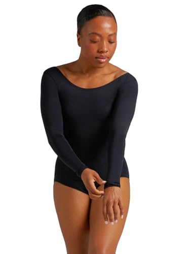 Capezio Women's Long Sleeve Leotard,Black,X-Large - Image 3
