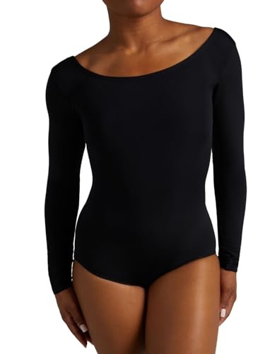 Capezio Women's Long Sleeve Leotard,Black,X-Large - Image 4