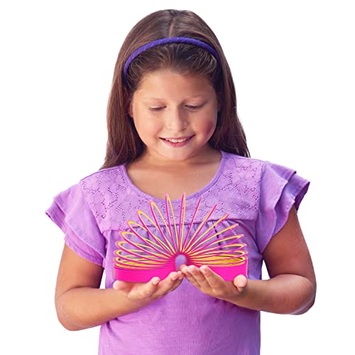 Slinky the Original Walking Spring Toy Plastic Slinky 3Pack Multicolor Neon Spring Toys Kids Toys for Ages 5 Up by Just Play - Image 5