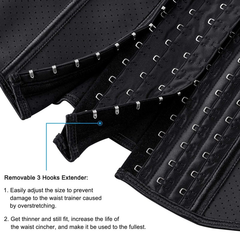 ECOWALSON Waist Trainer for Women - 9/25 Steel Bones & Additional Extender Cincher Corset for Hourglass body Shaper - Image 4