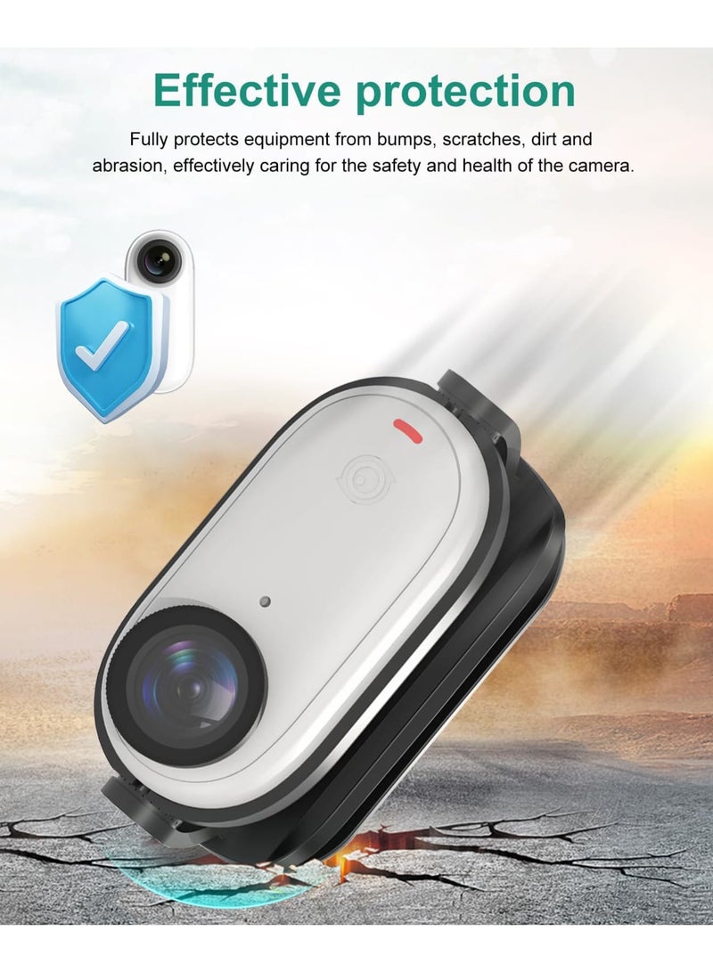 حامل مغناطيسي لغطاء الكاميرا لInsta360 GO3/GO2، حامل قبعة بيسبول قابل للتعديل لكاميرا الحركة، حامل قبعة بيسبول لكاميرا الحركة - مشبك قبعة سريع الإطلاق للتصوير بدون استخدام اليدين - Image 5