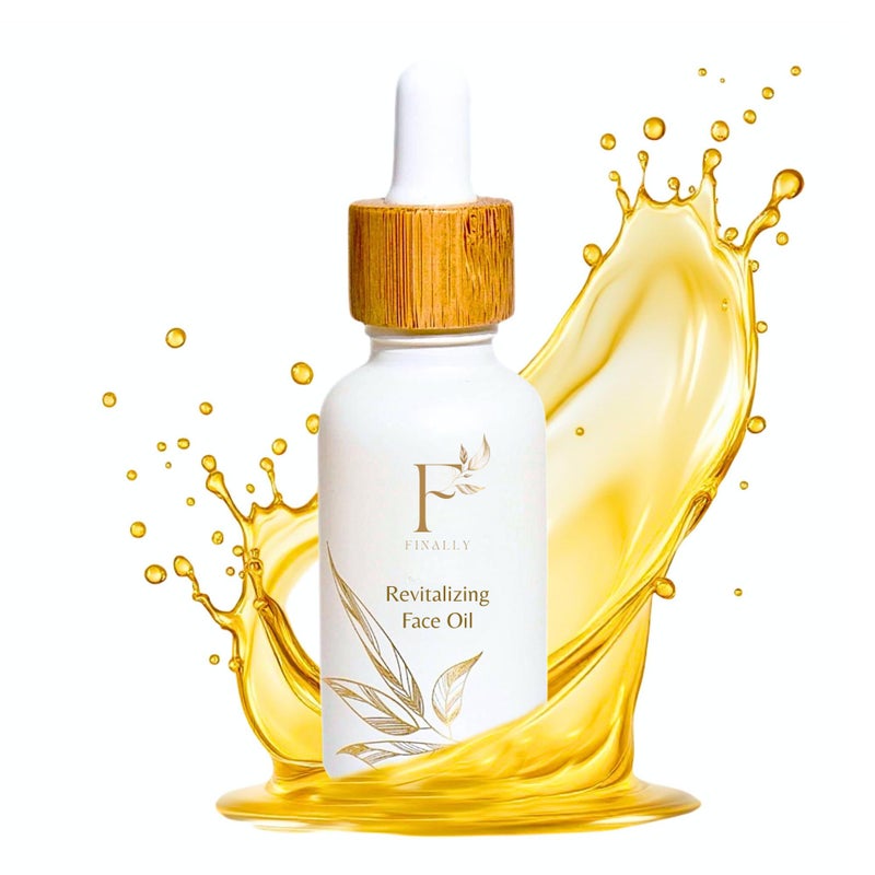 Finally 100% Organic Tsubaki Face Oil & Under-Eye Serum. Jojoba, Calendula, & Rice Bran - Hydrating & Brightening for Glowing Skin, Dark Spots & Even Skin Tone, Moisturizing Anti Aging Serum by Finally - Image 1