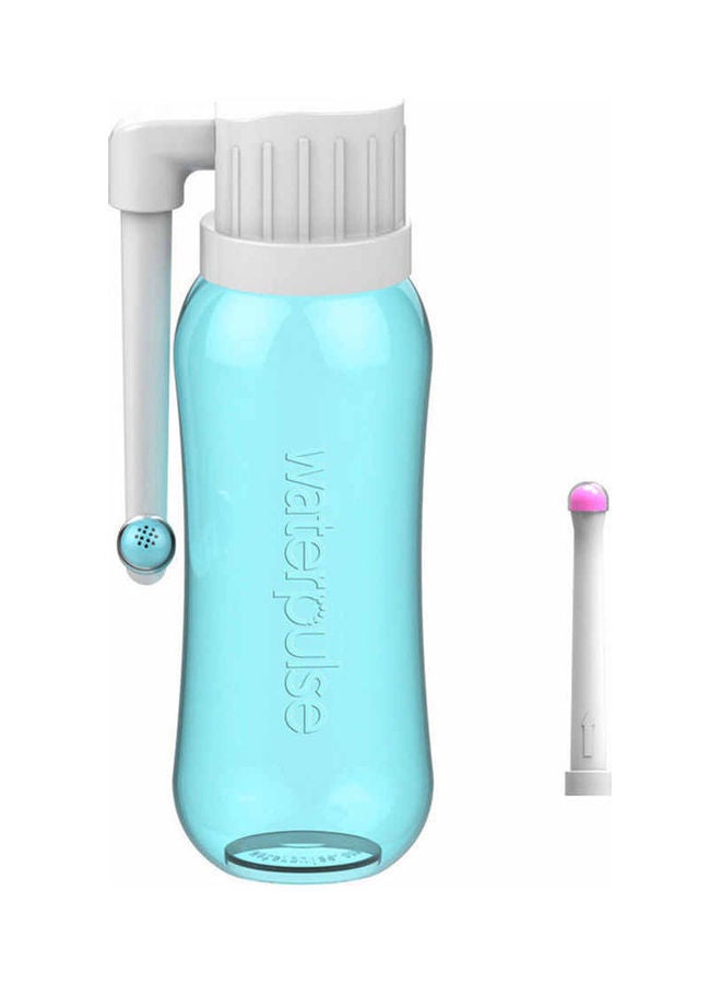 NIBEMINENT Empty Bottle with Nozzle for Handwash Green/White - Image 1