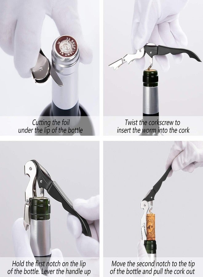 Devanjana™ Cocktail Mocktail Mojito Margarita Shaker 500 ml with Cork Opener Upgraded Heavy Duty Wine Opener with Foil Cutter and Bottle Opener for Restaurant Bar Set 2 Pieces - Image 3