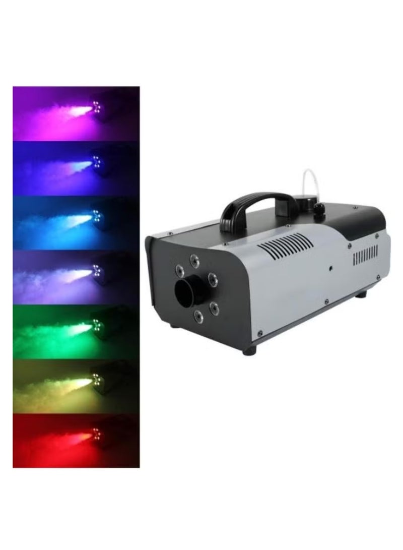 آلة الضباب مع ضوء LED بقوة 1300 واط وجهاز تحكم عن بعد لاسلكي للحفلات - Image 1