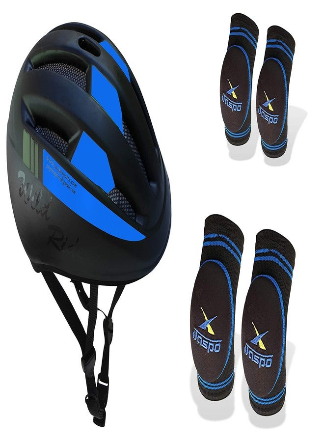 jaspo B- Safe Guards (Knee,Elbow,Helmet) (small, blue) - Image 1
