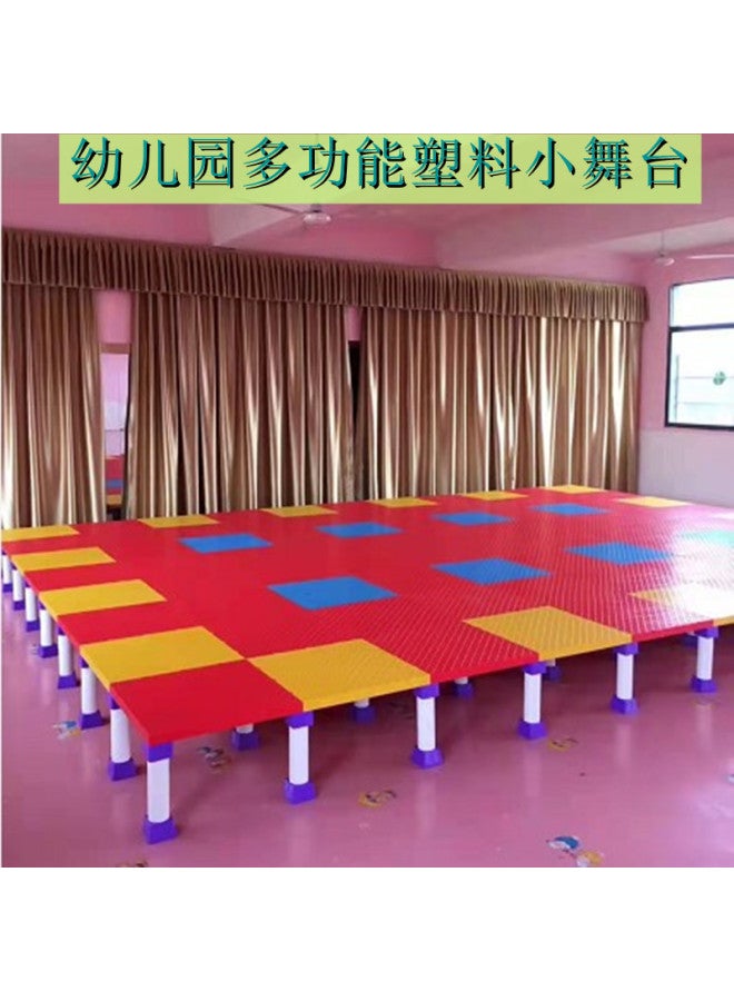 COURTESY Plastic Stage Kindergarten Children's Day Program Performance Stage Removable Kidsren's Activities Small Stage Removable Combination - Image 3