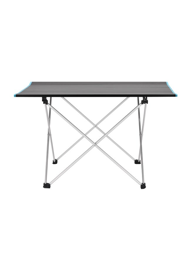 لوازم طاولة تخييم قابلة للطي كبيرة - 68×46×40 سم، وزن 1.6 كجم - طاولة خارجية محمولة وخفيفة الوزن مع سطح طي قابل للطي وحقيبة حمل، مثالية للرحلات، الشاطئ، الشواء، التنزه وصيد السمك - Image 4