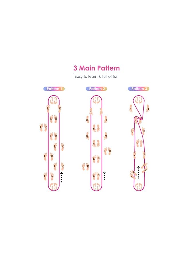 PROMASS Chinese Jump Rope, 4M Long 1.5Cm Wide Elastic Chinese Ropes With Instructions French Skipping Rubber Band For Indoor And Outdoor Children Jumpsies Games, Ideal For Gifts For Kids - Image 4