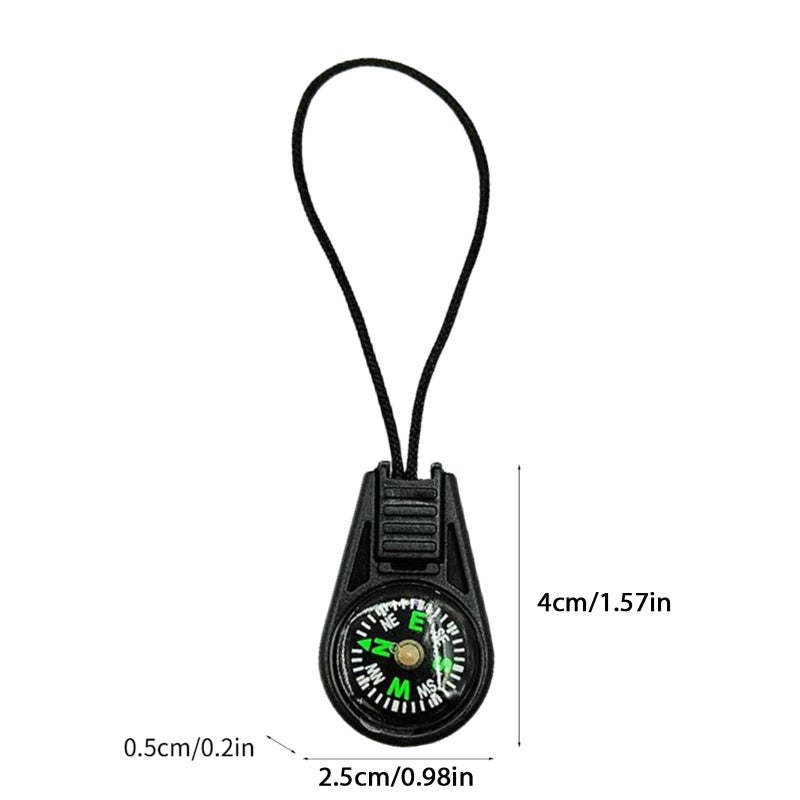 Blue Outdoor Camping Hiking Pocket Compass Navigation Tool Survival Mountaineering Pointer - Image 4