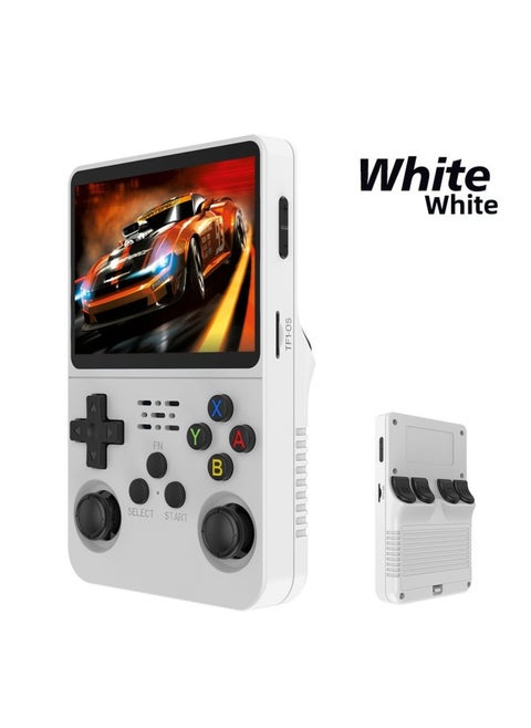 PSP R36S Open Source Handheld Game Retro GBA Arcade Classic FC Arcade Portable-Product's Colour:Cardless Package-Model:R36s[white]