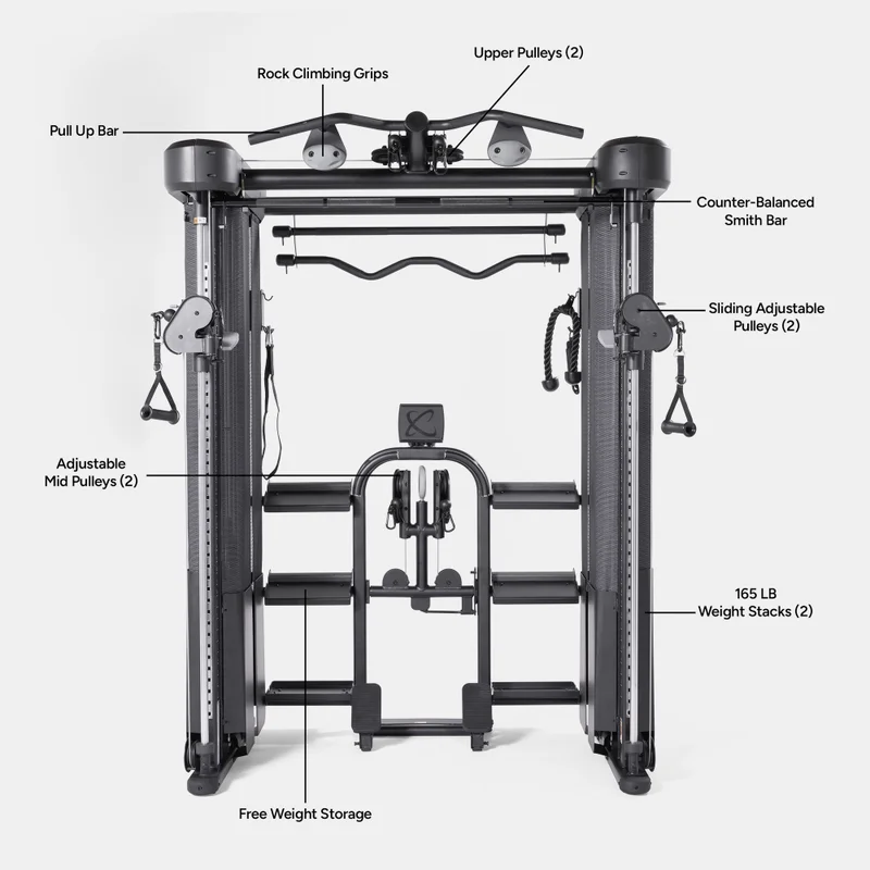 Inspire Fitness Fully Loaded FT2 Pro Smith Functional Trainer