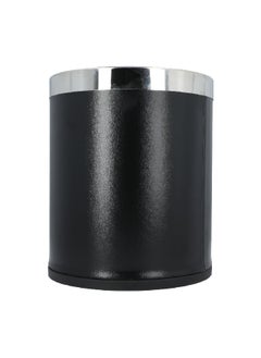 EKO Durable Round Shaped Double Trash Can Black 9 L EK9445-22  - Image 5