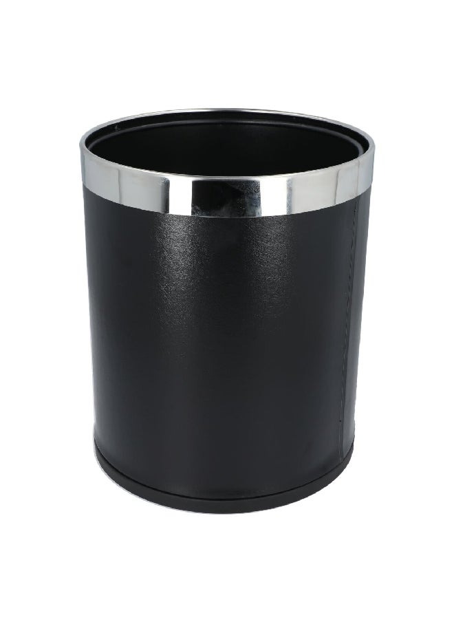 EKO - Durable Round Shaped Double Trash Can Black 9 L EK9445-22 - Image 1