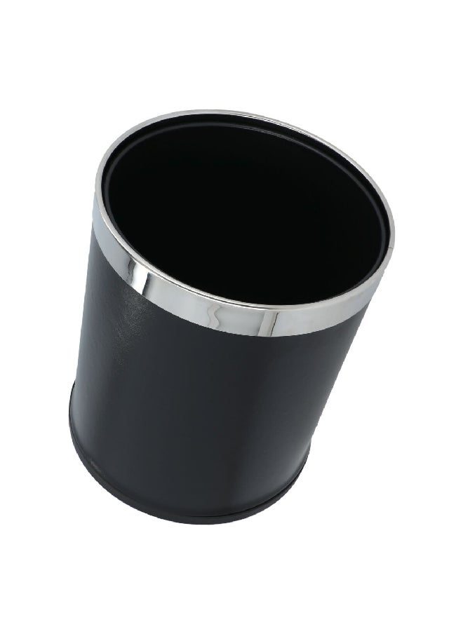 EKO - Durable Round Shaped Double Trash Can Black 9 L EK9445-22 - Image 1